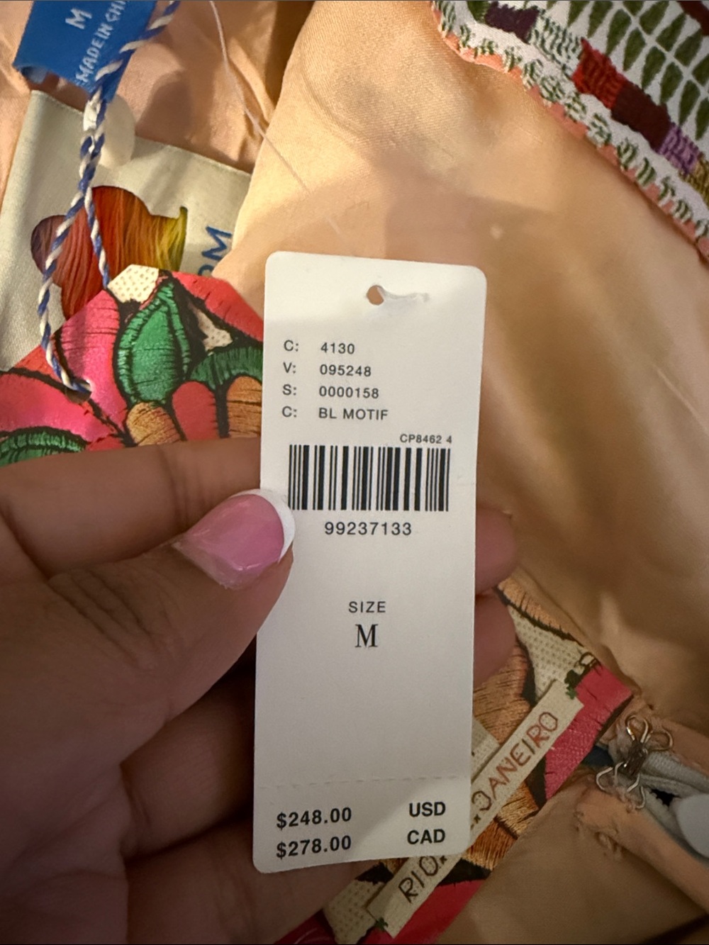 Farm Rio x Anthropologie long-sleeve v-neck maxi dress - Picture 9 of 12